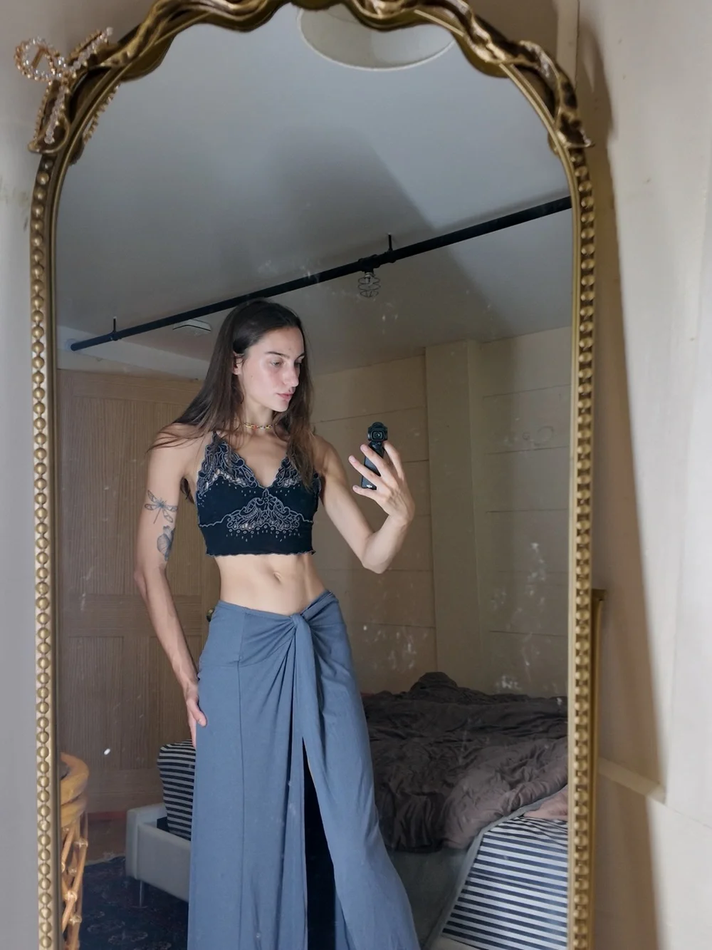 Free people maxi skirt